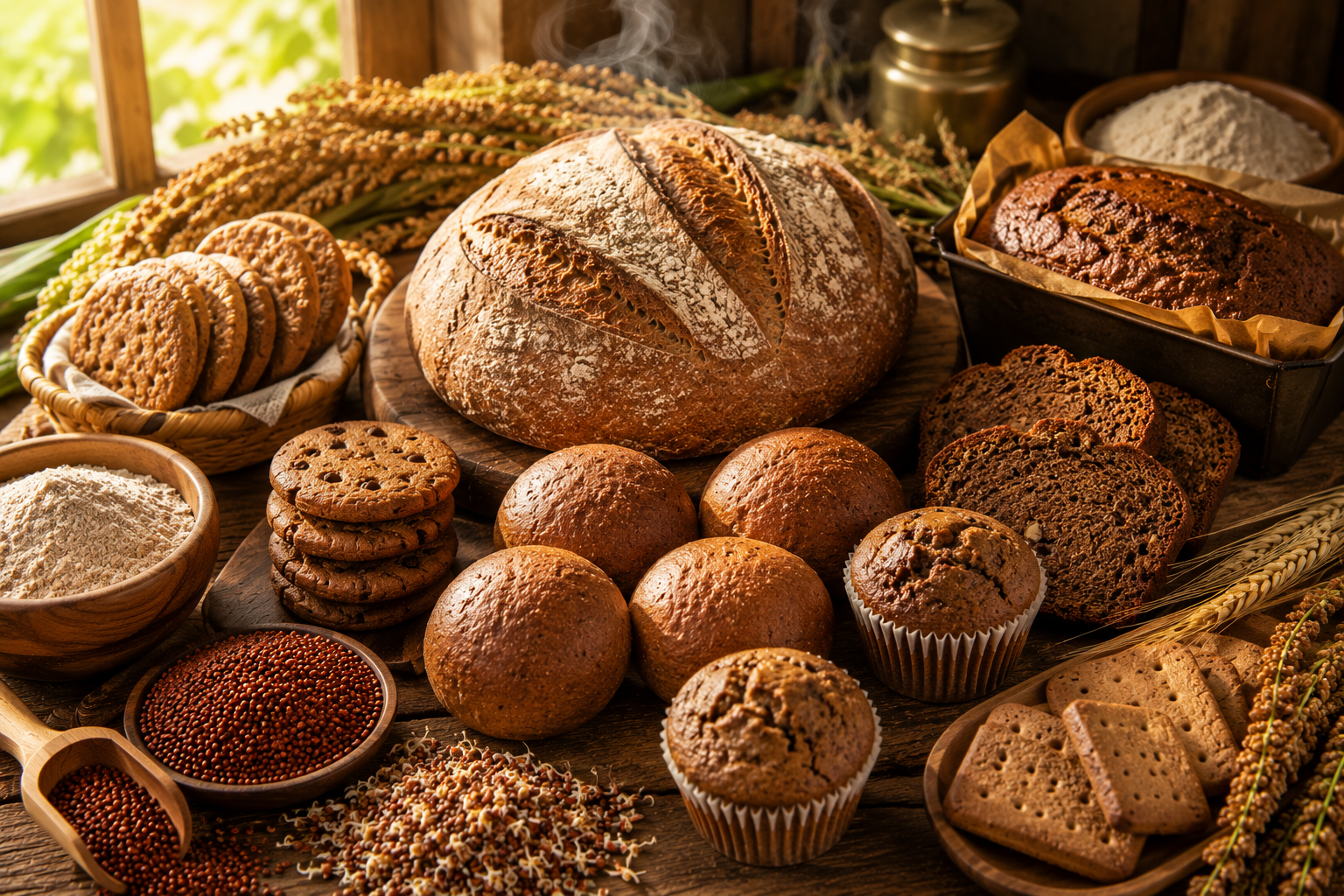 Baking with ragi flour