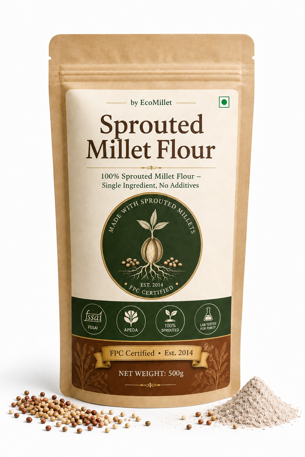 Sprouted Millet Flours